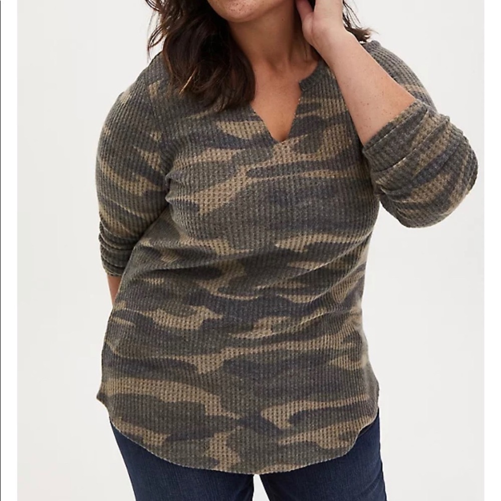 Torrid Camo Top